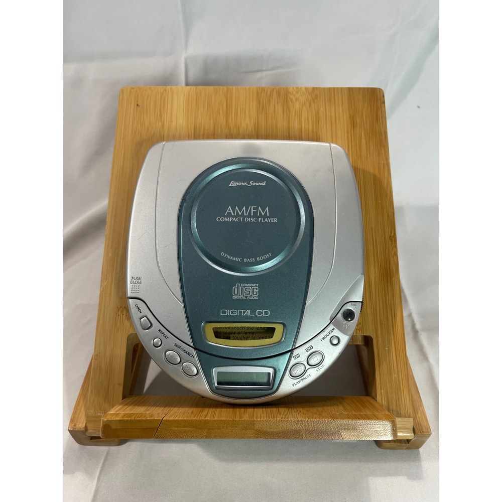 Lenoxx Sound CD-61 Portable CD Player AM/FM Radio Dynamic Bass Boost WORKS